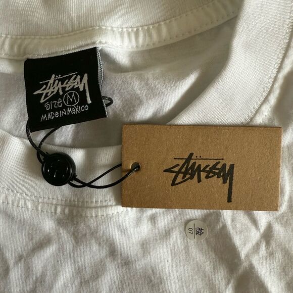 Stussy Strawberry Tee White Medium NWT - Picture 6 of 6